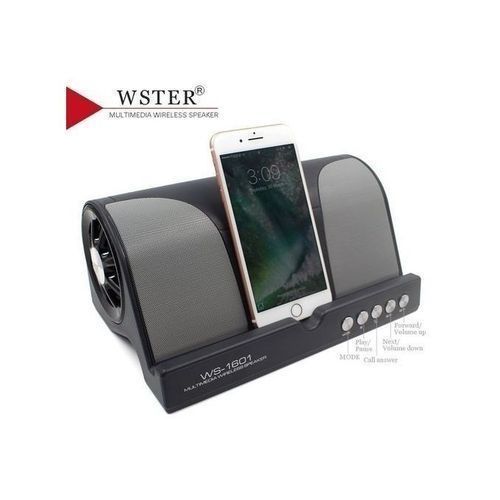 Wster SOLID Super Bass Bluetooth Wireless Speaker WS-1601 Item | Buy Wster SOLID Super Bass Bluetooth Wireless Speaker WS-1601 | SPOP Enterprise Global